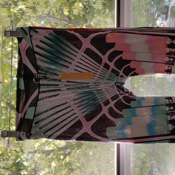 SKIMS Art Deco Train Summer Mesh leggings pants XL NWT - Picture 7 of 8